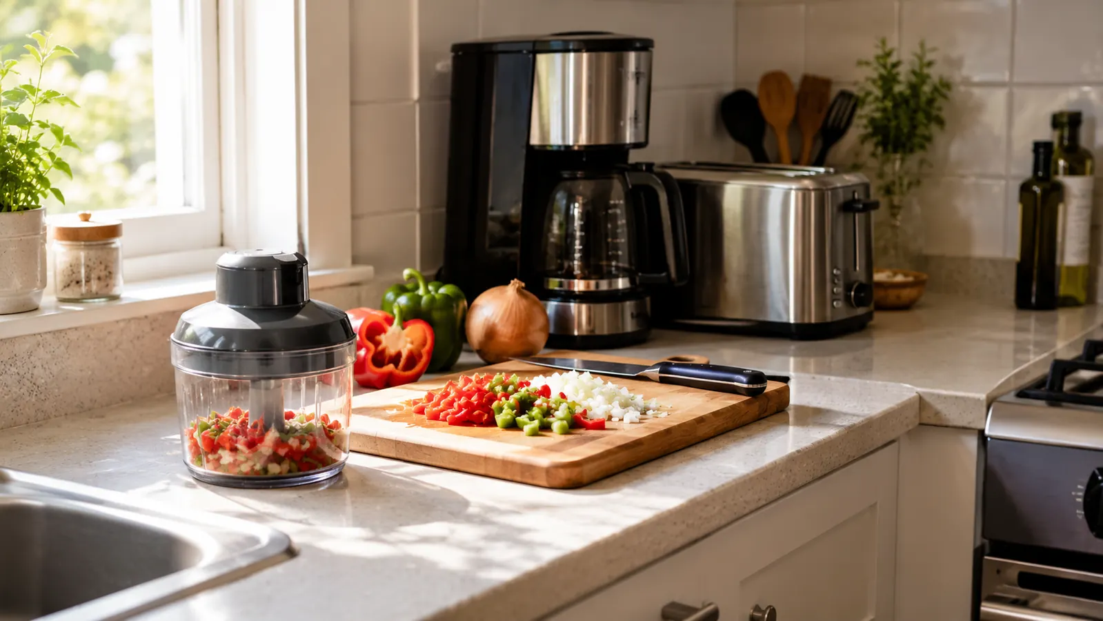 Hamilton Beach 3-Cup Food Chopper vs Cuisinart Mini-Prep Food Processor: Which Fits a Small Kitchen Better?
